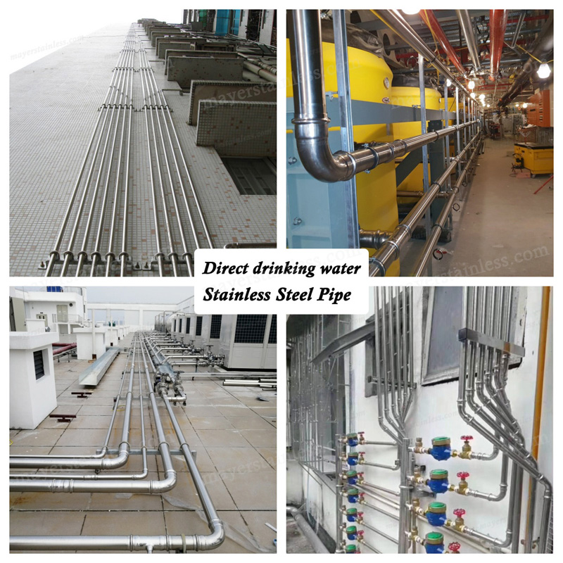 Premium 304/316L Stainless Steel Pipe - FDA, LFGB, WRAS Certified for Global Drinking Water Standards