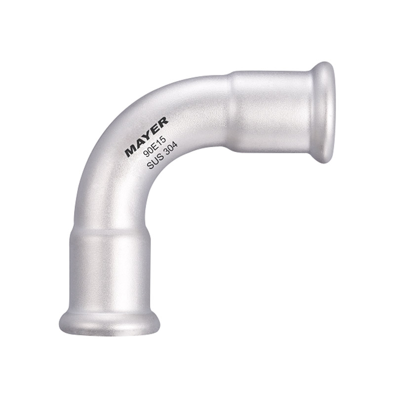 90 Degrees Equal Elbow M Profile Steel Tube Fittings