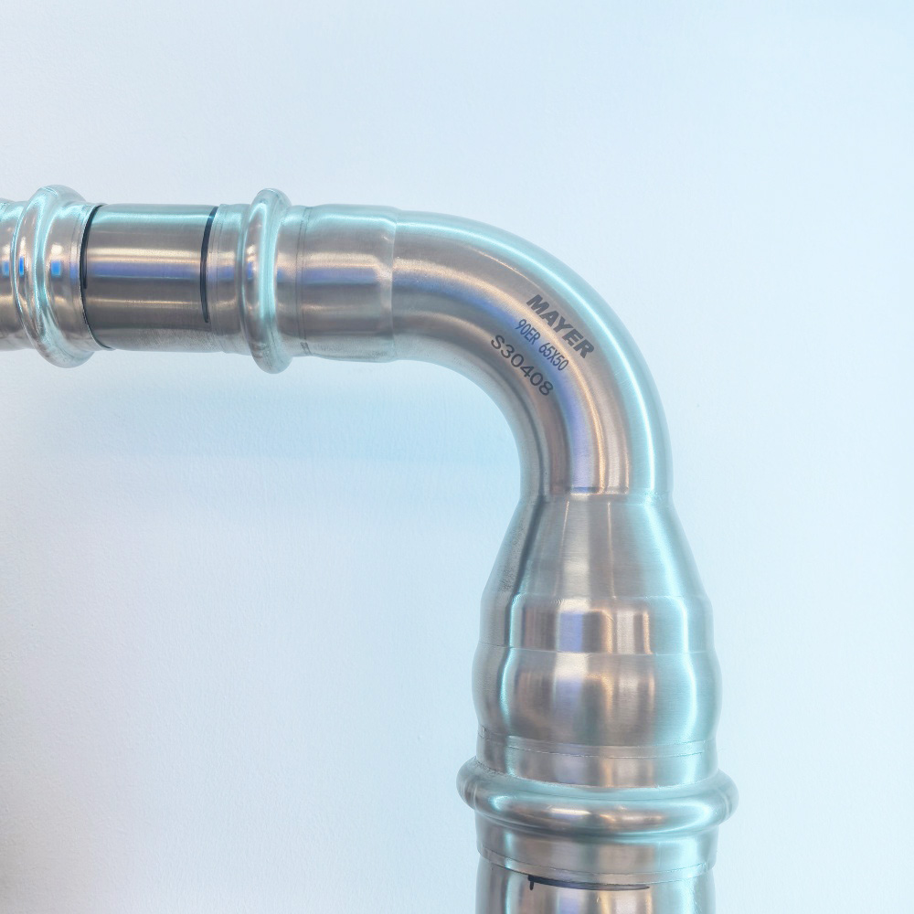 90° Reducing Elbow V Press Fitting Stainless Steel Fitting