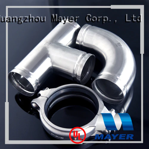 Mayer steel stainless steel grooved pipe fittings supply gas pipeline