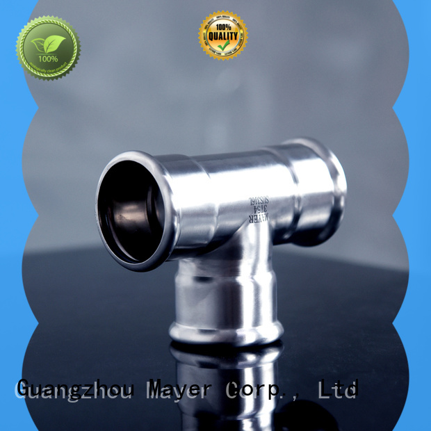 Mayer profile tee pipe fitting company gas supply